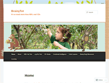 Tablet Screenshot of brainytot.com